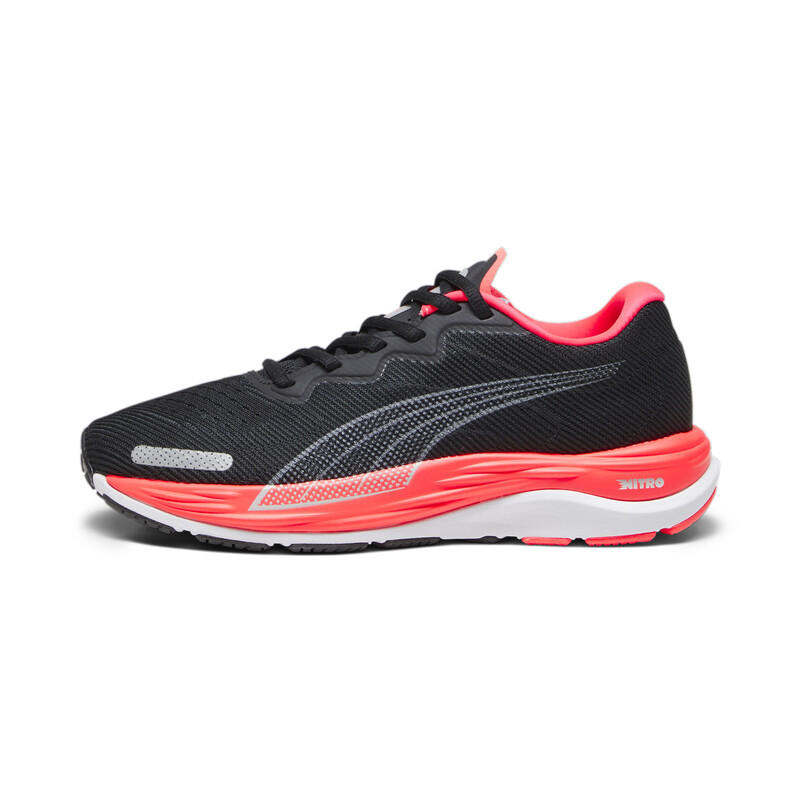 Women's PUMA Velocity NITRO 2 Running Shoes in Black/Pink size UK