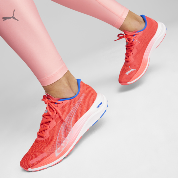 Zapatillas de running para mujer Velocity Nitro 2, Fire Orchid-Ultra Blue, large-ARG