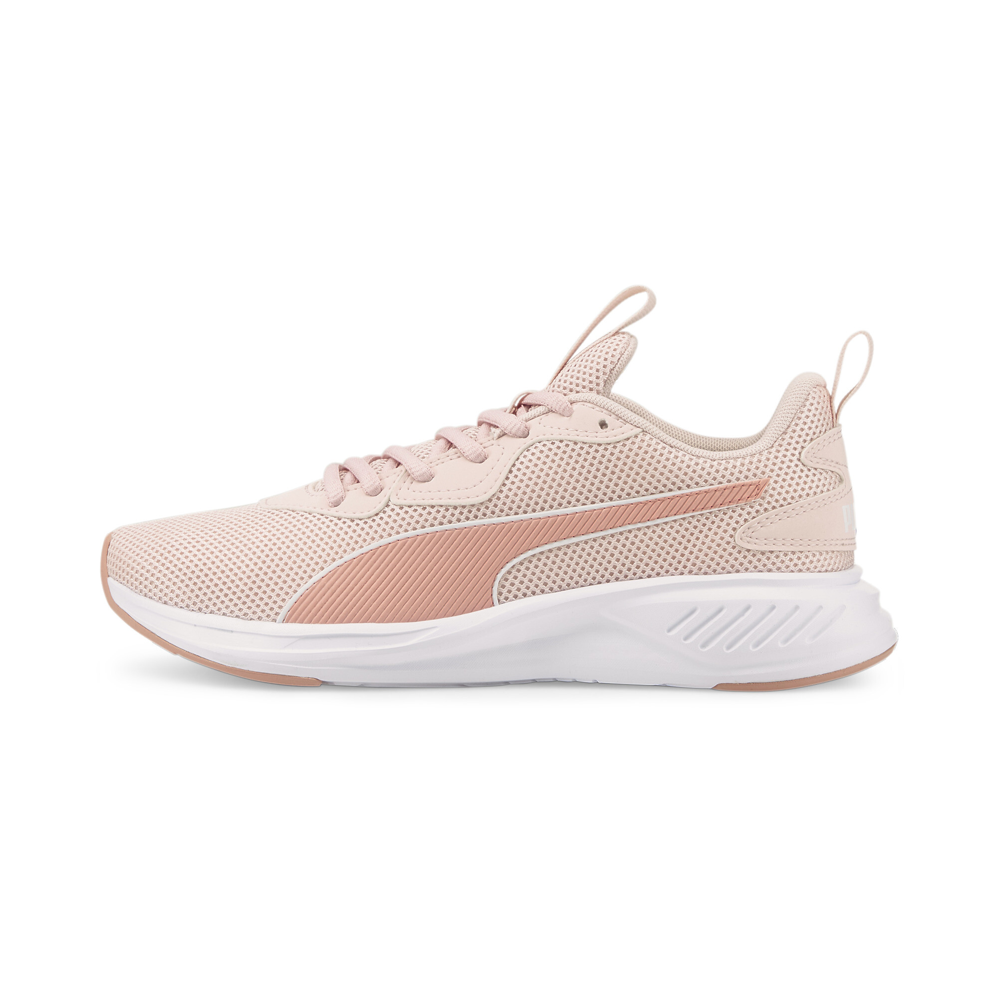 white pink puma shoes