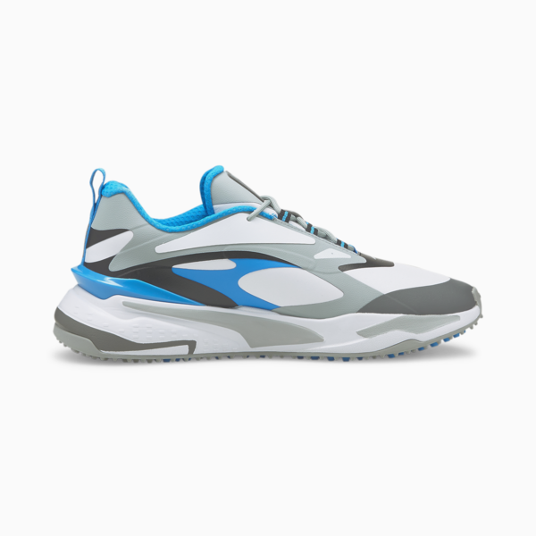 GS-Fast Golf Shoes, Puma White-Quarry-Ocean Dive, large-ZAF