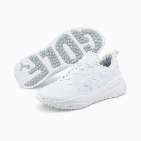 GS-Fast Golf Shoes, Puma White-Puma White, large-ZAF