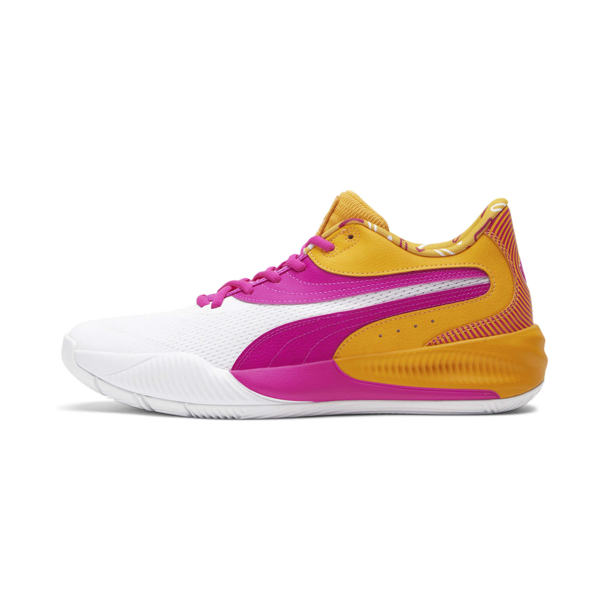 puma white basketball shoes