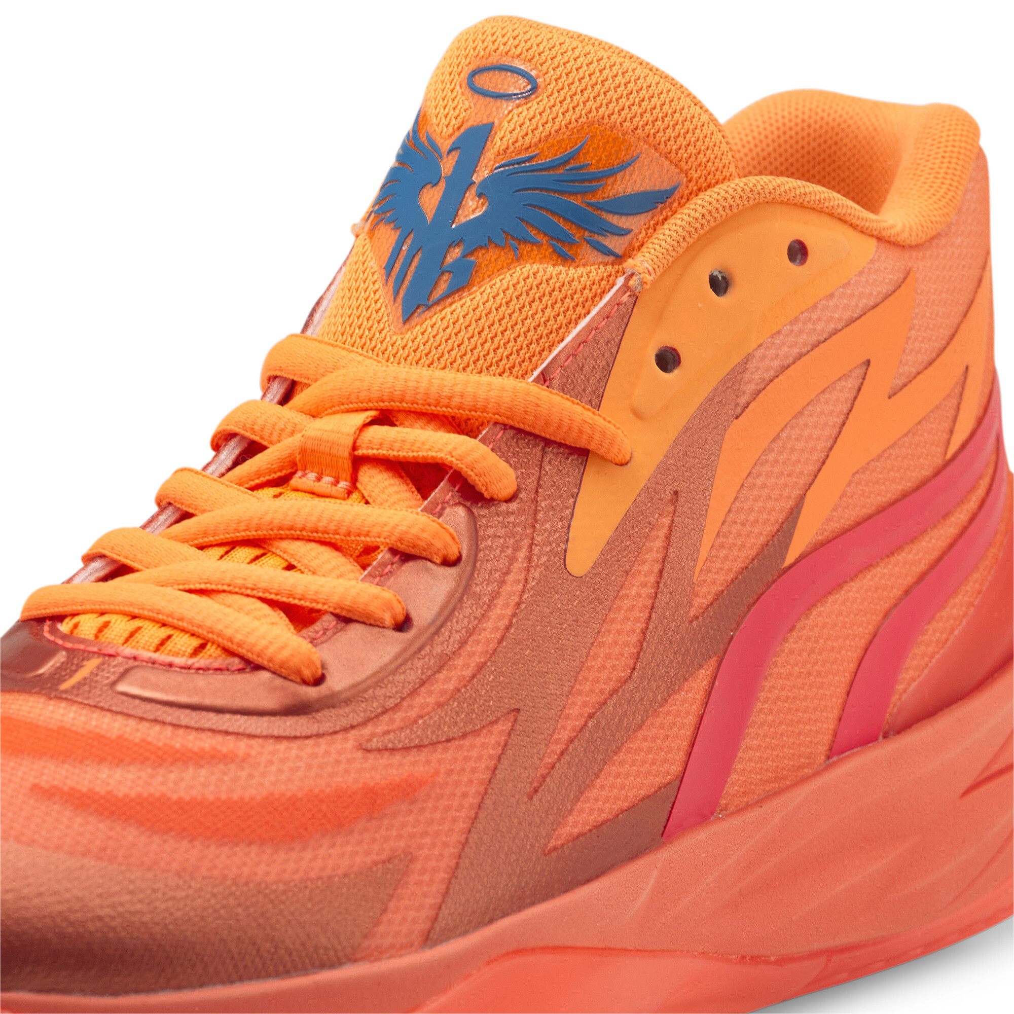 Men's Puma MB.02 Basketball Shoes, Orange, Size 49.5, Shoes