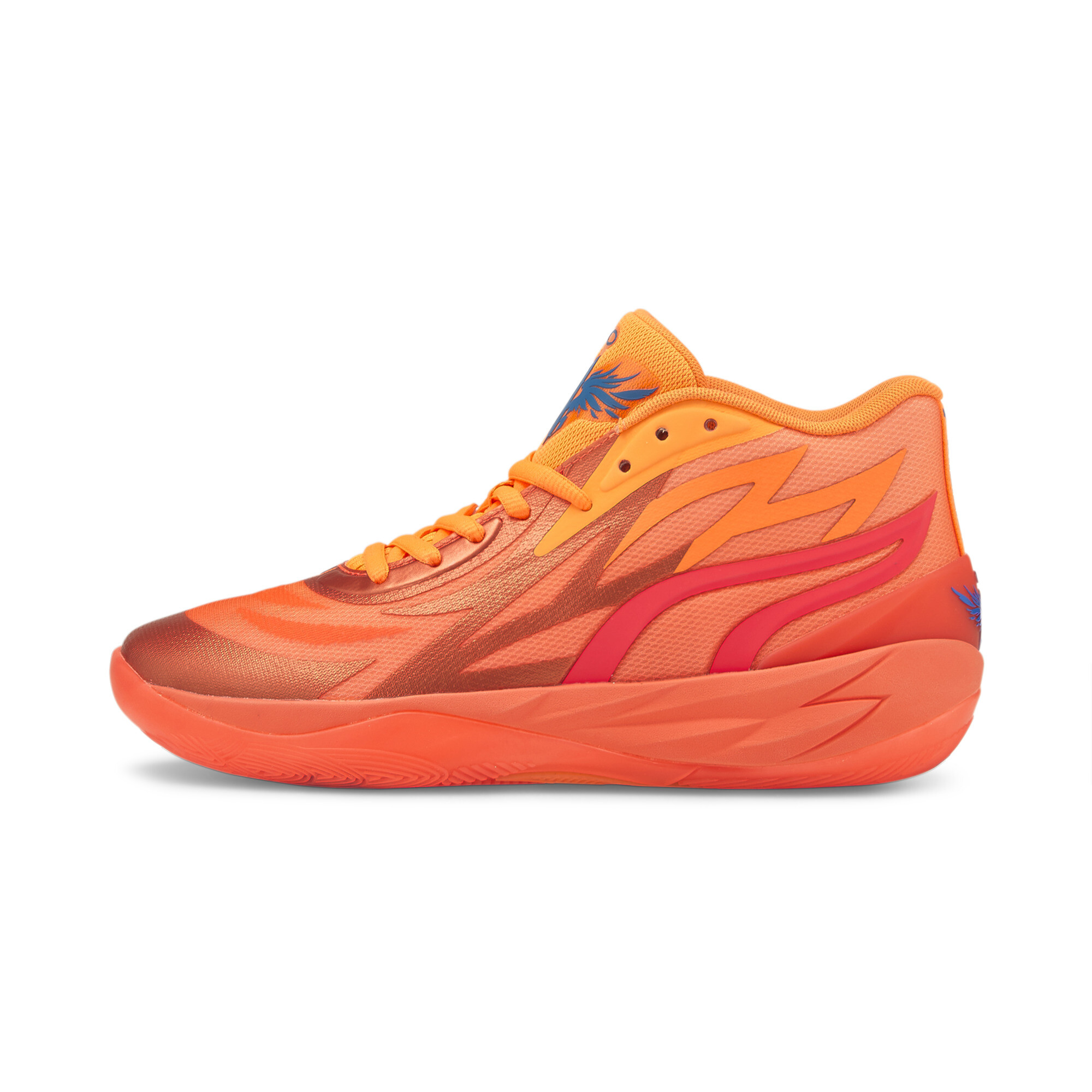 Puma MB.02 Basketballschuhe Für Herren | Mit Colorful | Fiery Coral/Ultra Orange | Größe: 45