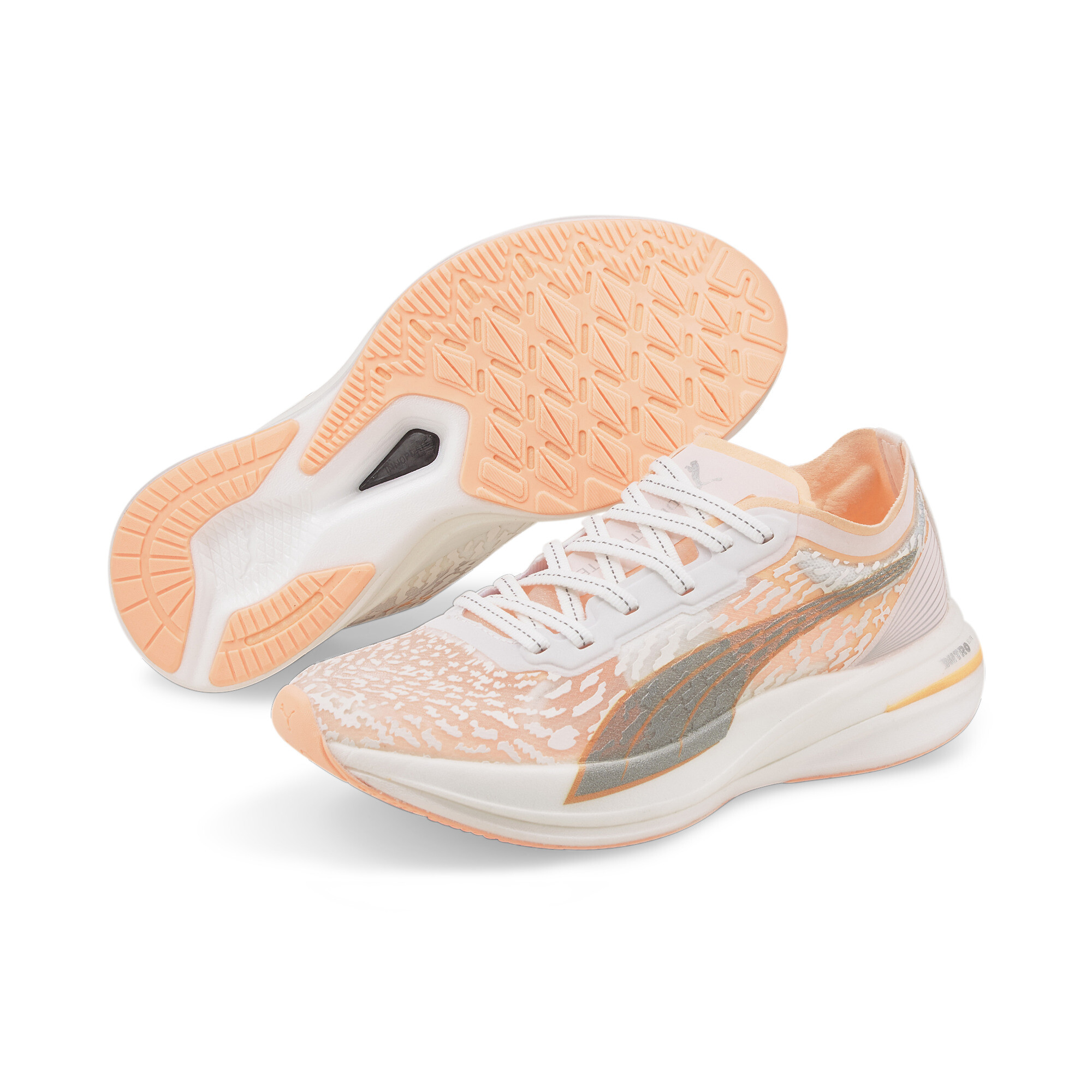  プーマ ウィメンズ ディヴィエイト ニトロ エリート レーサー ワイルド ランニングシューズ ウィメンズ Puma White-Fizzy Melon ｜PUMA.com