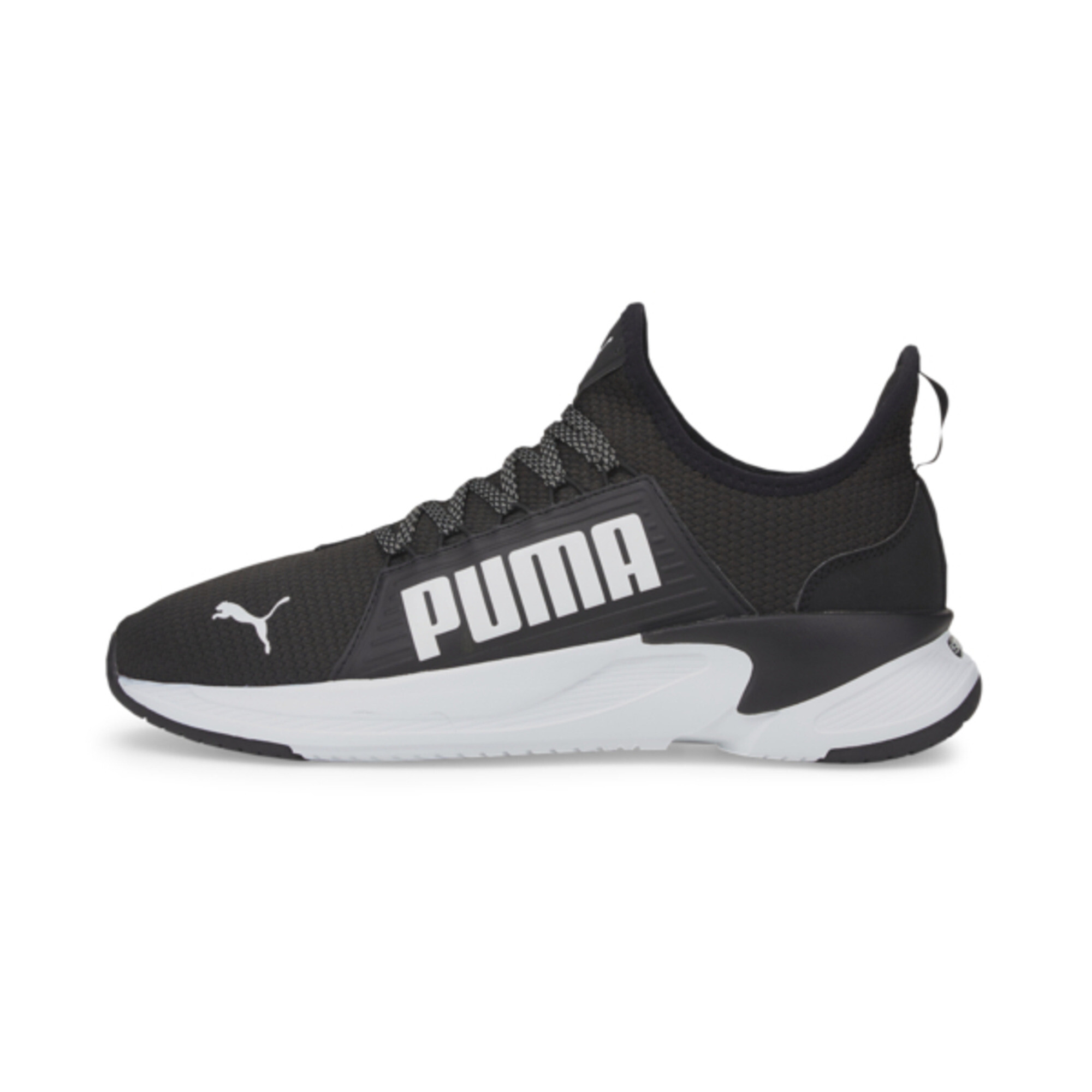 Men's PUMA Softride Premier Slip-On Running Shoes In 10 - Black, Size EU 40