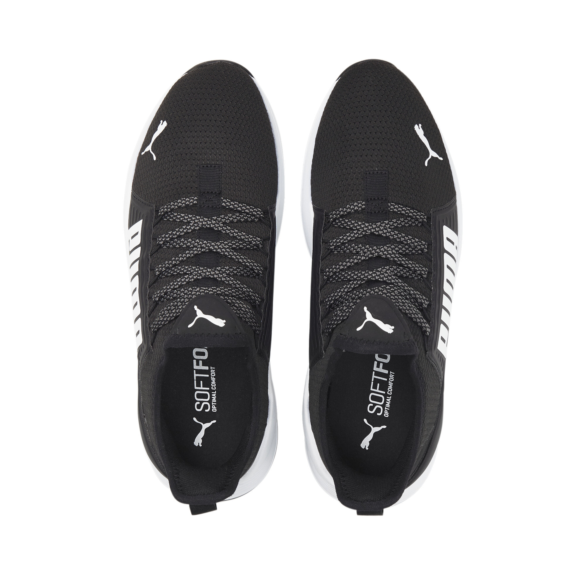 Men's PUMA Softride Premier Slip-On Running Shoes In Black, Size EU 41
