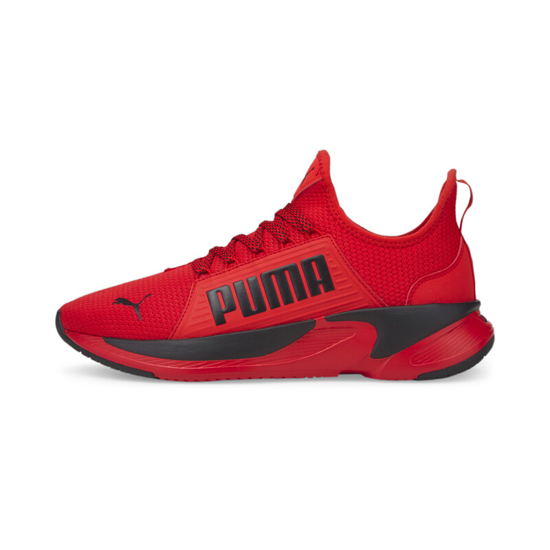 

Men's PUMA SOFTRIDE Premier Slip-On Walking Shoes, Black/red