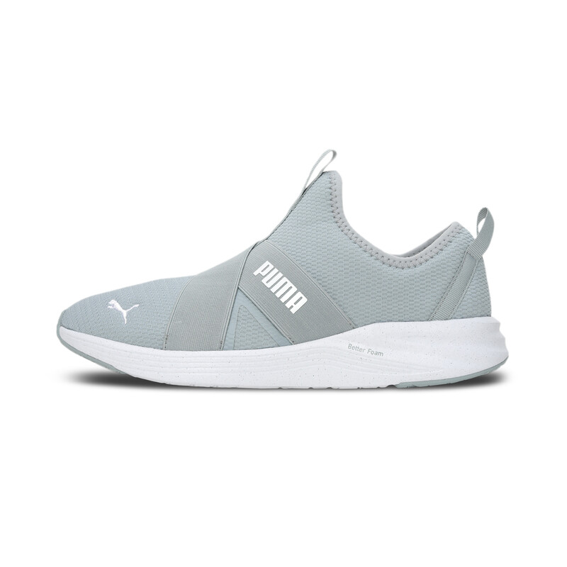 Women's PUMA Better Foam Prowl Slip Running Shoes, White/silver
