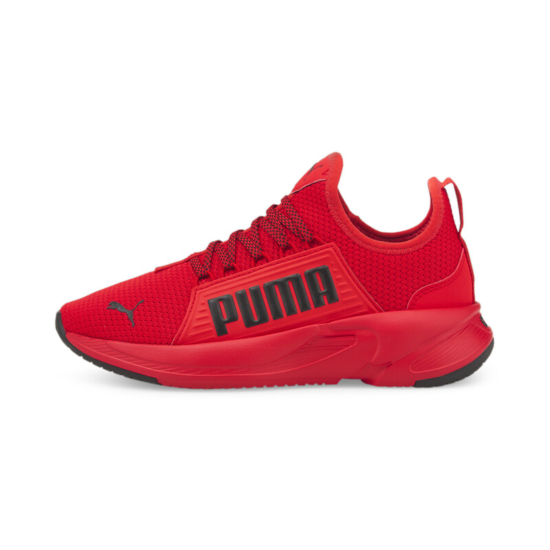 

PUMA Softride Premier One8 Youth Walking Shoes, Black/red