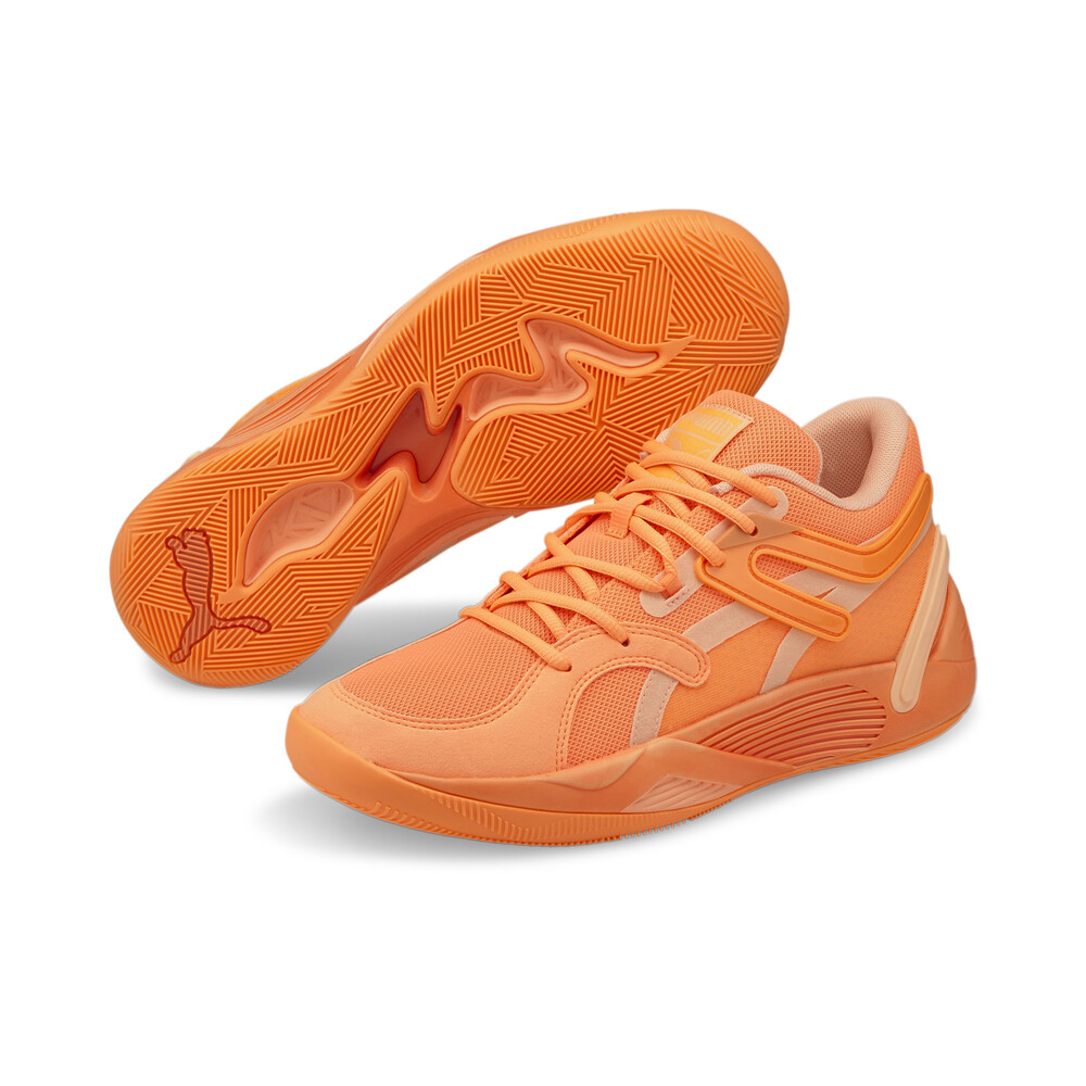 TRC Blaze Court Basketball Shoes Orange PUMA