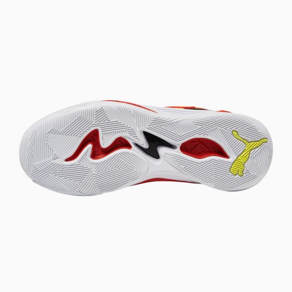 TRC Blaze Court Basketball Shoes, Puma Black-Cherry Tomato, large-ZAF