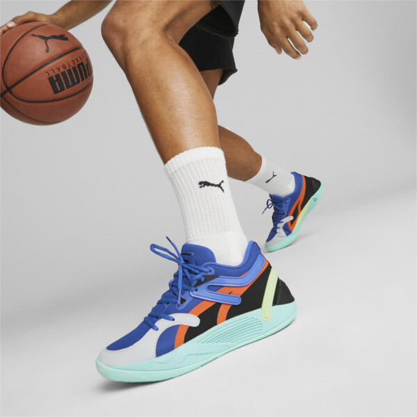 TRC Blaze Court Basketball Shoes green PUMA