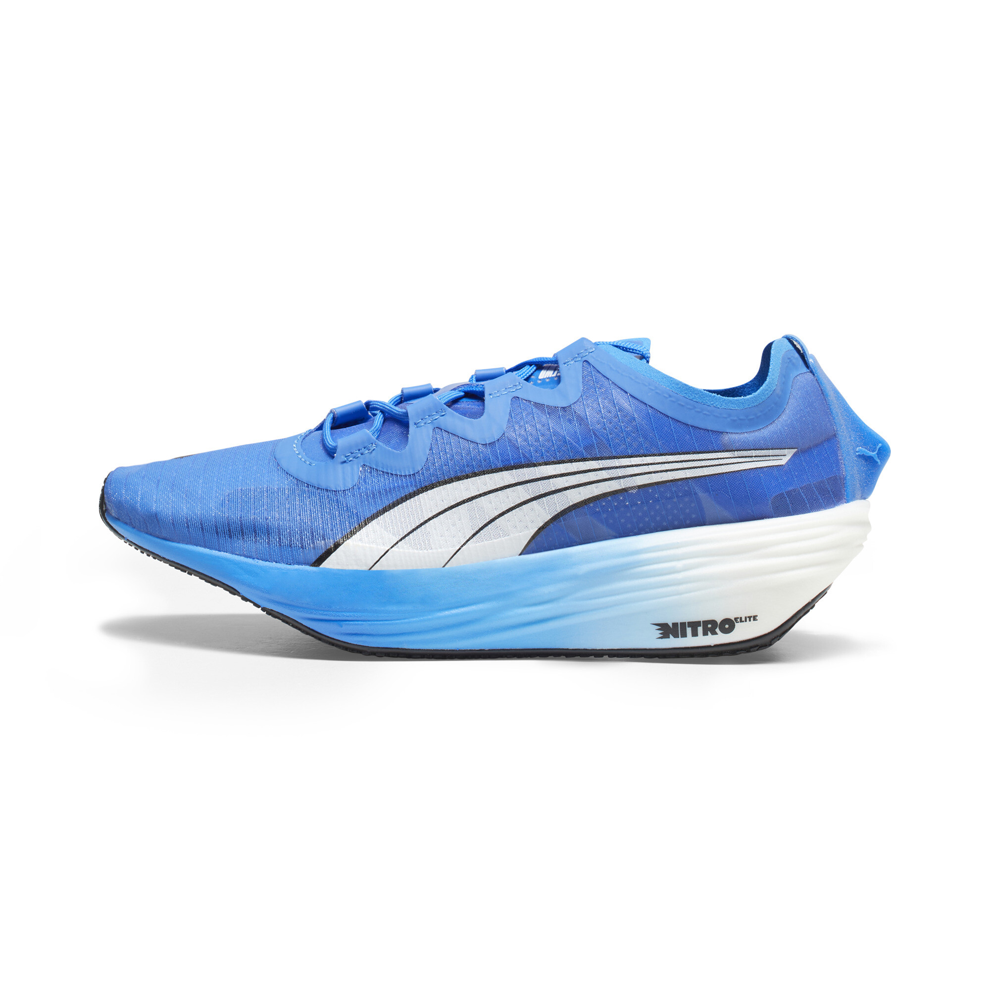 Puma Fast-FWD NITRO Elite Laufschuhe Damen | Mit Plain | Fire Orchid/Ultra Blue/White | Größe: 36