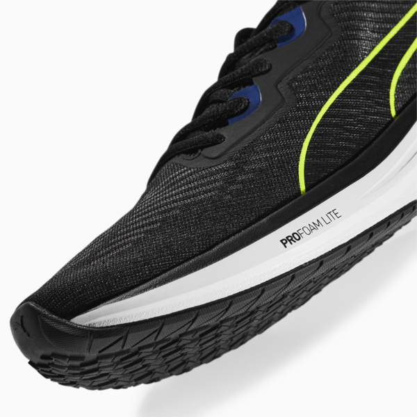 Aviator ProFoam Sky Running Shoes, Puma Black-Blazing Blue, large-MEX