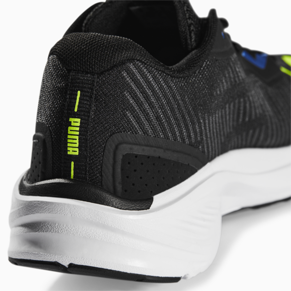 Aviator ProFoam Sky Running Shoes, Puma Black-Blazing Blue, large-MEX