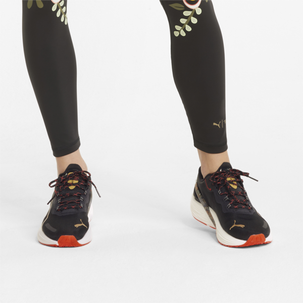 Run XX Frida 1 NITRO™ Women's Running Shoes, Puma Black-Firelight-Puma Team Gold, large-ZAF