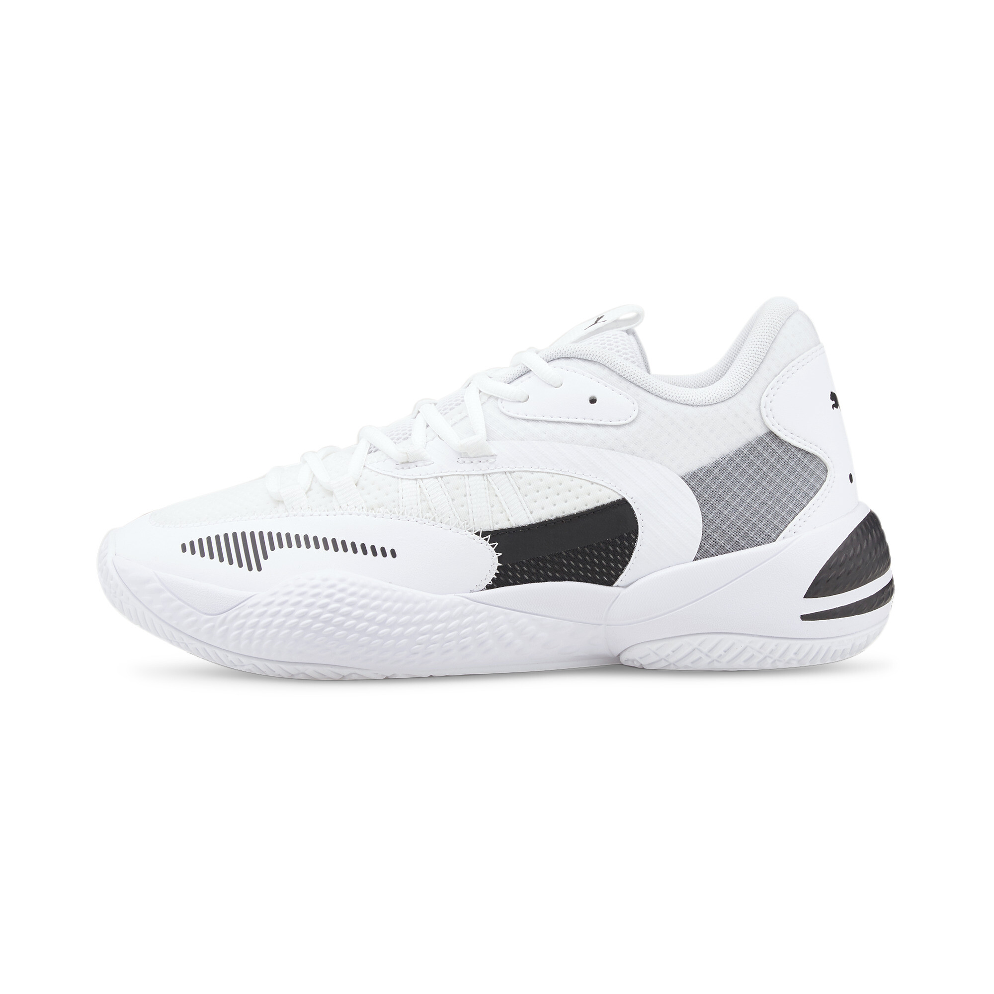 puma white basketball shoes