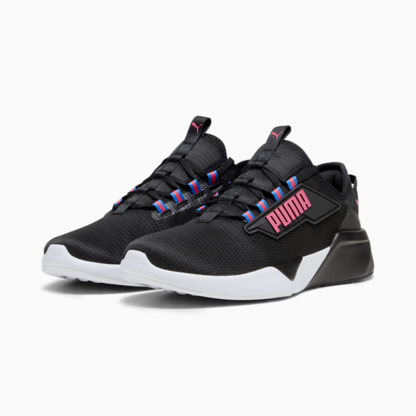 Retaliate 2 Running Shoes, PUMA Black-Fire Orchid, large-ZAF