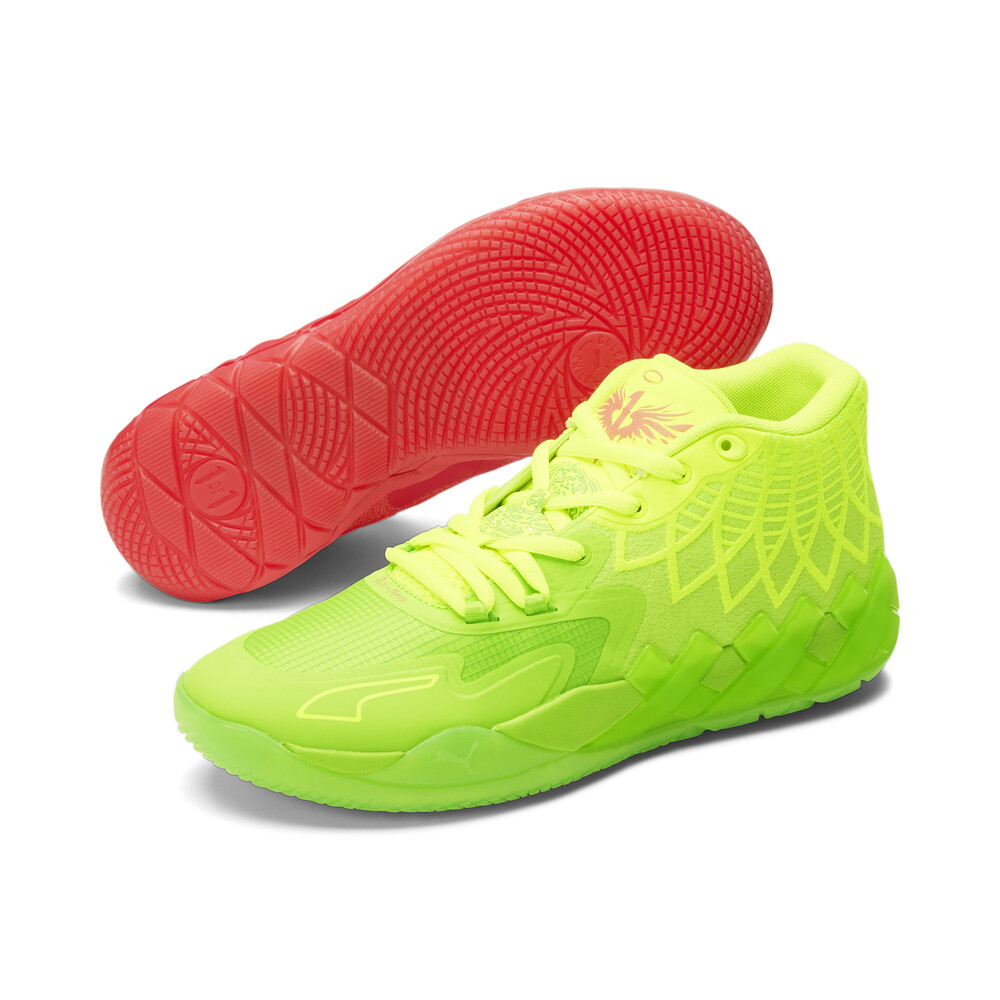 MB.01 x RICK AND MORTY Basketball Shoes Green PUMA