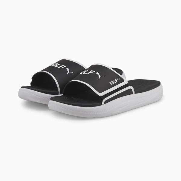GS-Softride Golf Slides, Puma Black-Puma White, large-ZAF