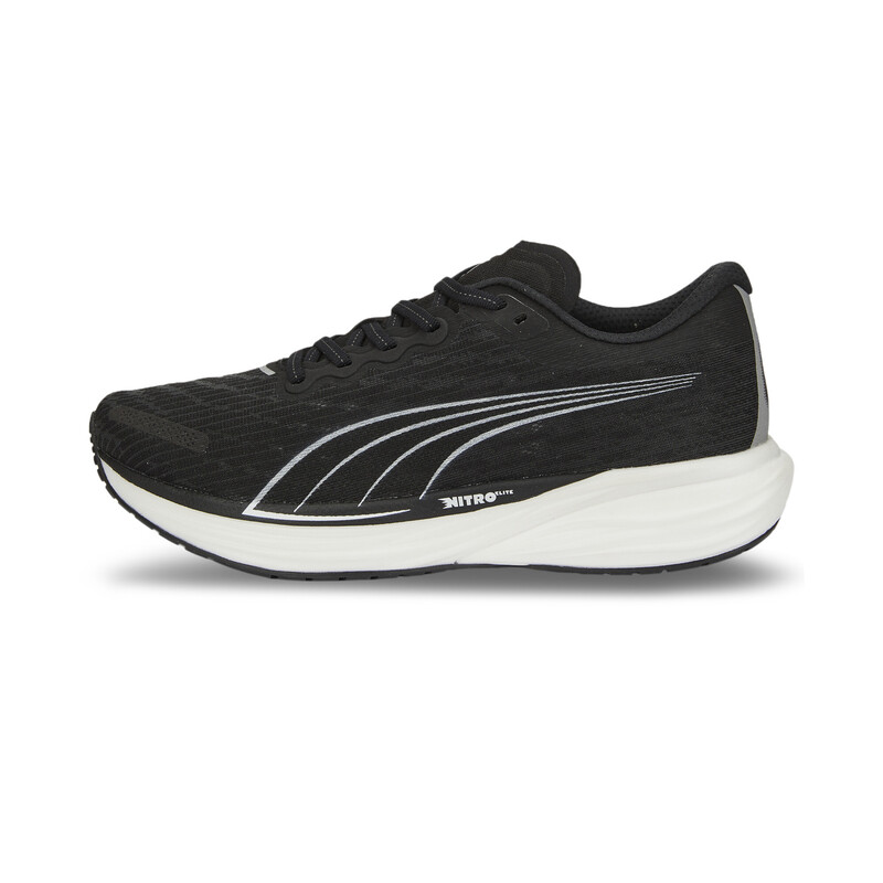 Men's PUMA Black Deviate Nitro 2 Running Lightweight Shoes size 11