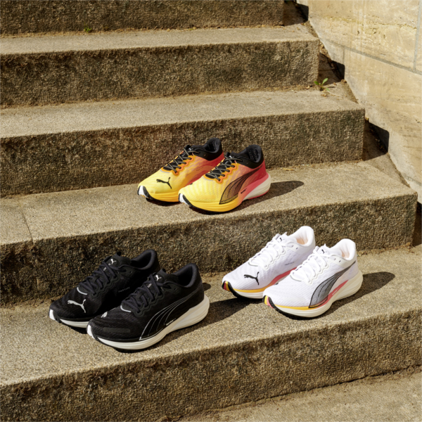 Zapatillas de running para hombre Deviate NITRO 2, Puma White-Sunset Glow-Sun Stream, large-ARG