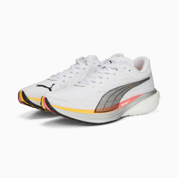 Zapatillas de running para hombre Deviate NITRO 2, Puma White-Sunset Glow-Sun Stream, large-ARG