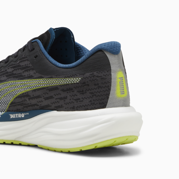 Deviate NITRO™ 2 Men's Running Shoes, PUMA Black-Ocean Tropic-Lime Pow, large-ZAF