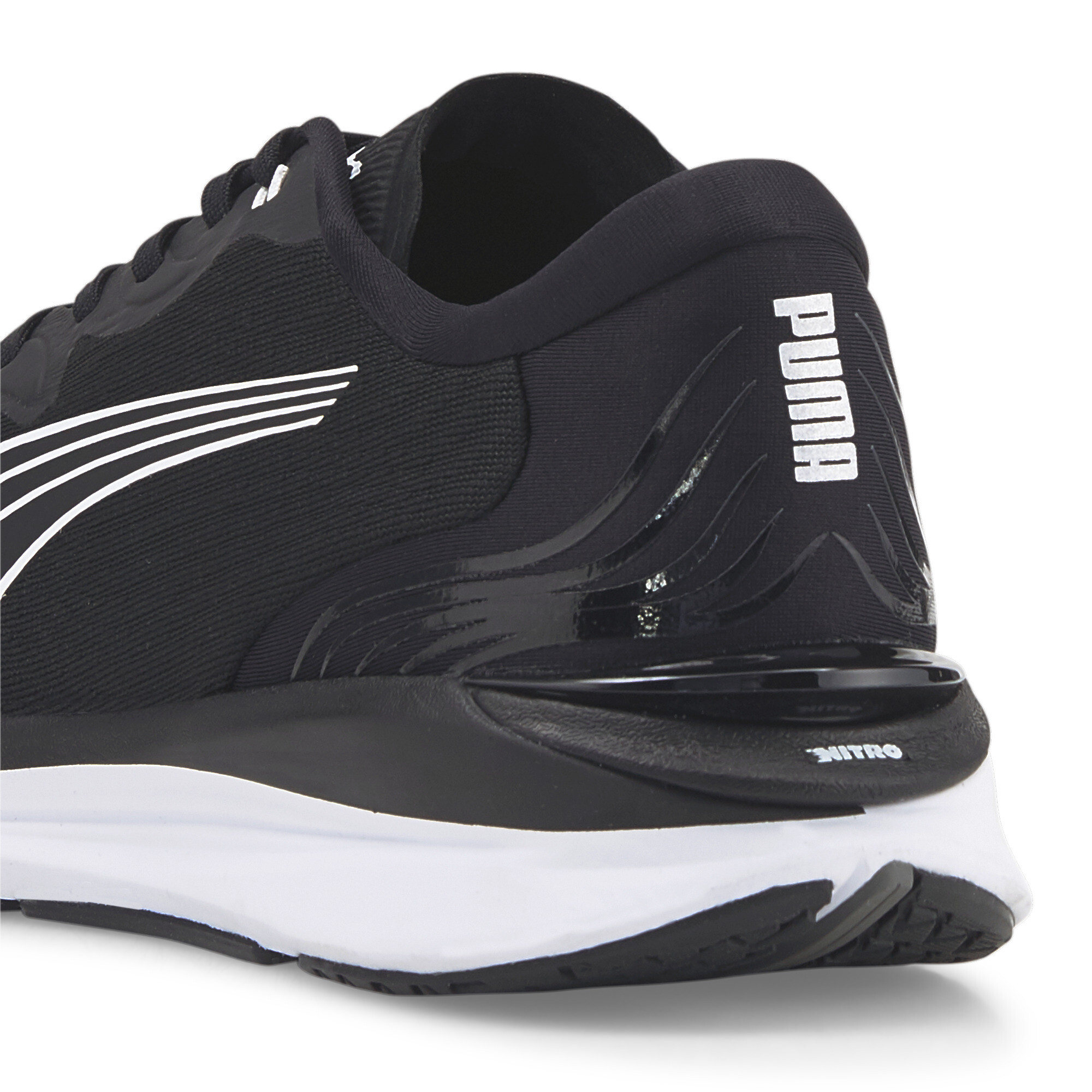 Men's PUMA Electrify NITRO™ 2 Running Shoes Men In Black, Size EU 42