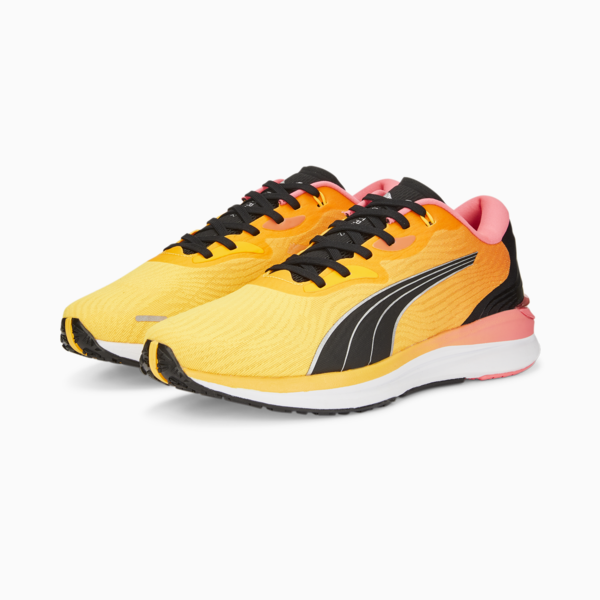 Electrify NITRO 2 Running Shoes Men, Sun Stream-Sunset Glow-Puma Black, large-MEX