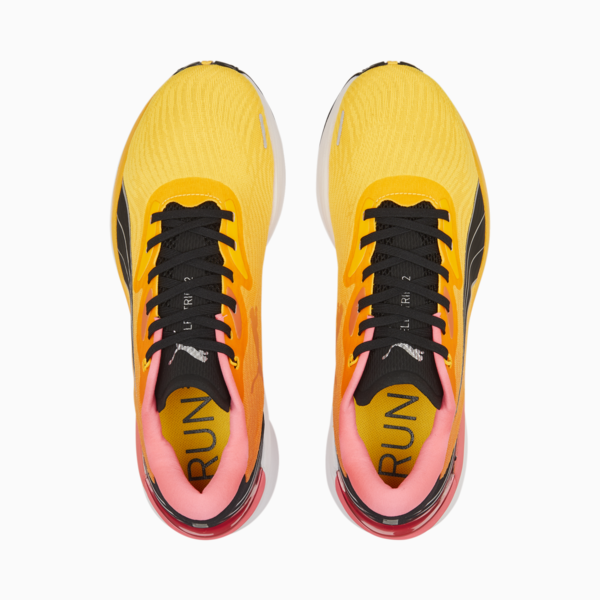 Electrify NITRO 2 Running Shoes Men, Sun Stream-Sunset Glow-Puma Black, large-MEX