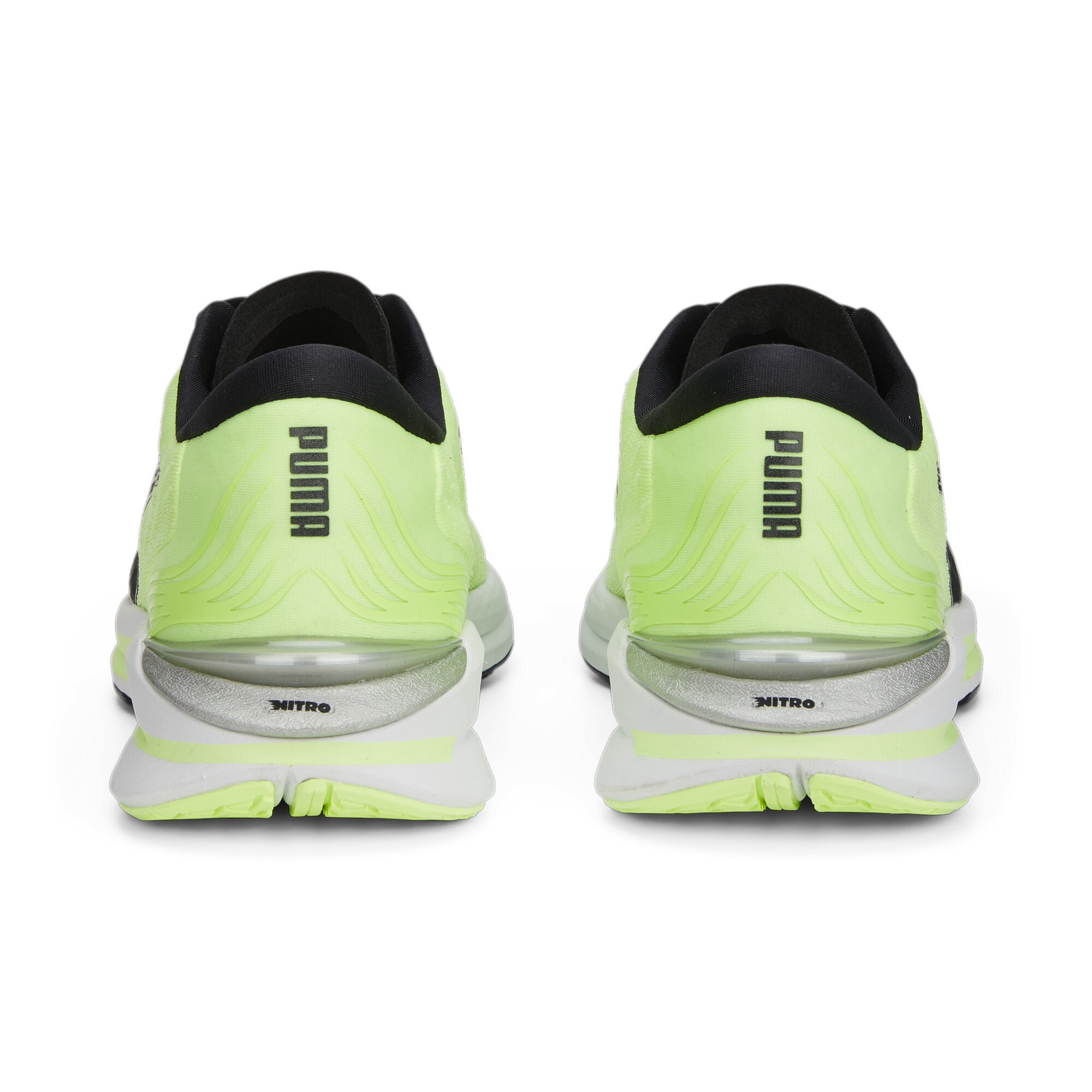 Men's Puma Electrify NITRO 2 Running Shoes, Yellow, Size 40.5, Shoes