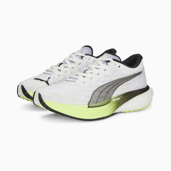 Zapatillas de running para mujer Deviate NITRO 2, Puma White-Fizzy Apple-Puma Black, large-ARG