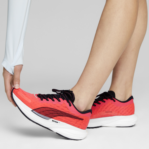 Zapatillas de running para mujer Deviate NITRO 2, Fire Orchid-PUMA Black-Icy Blue, large-ARG