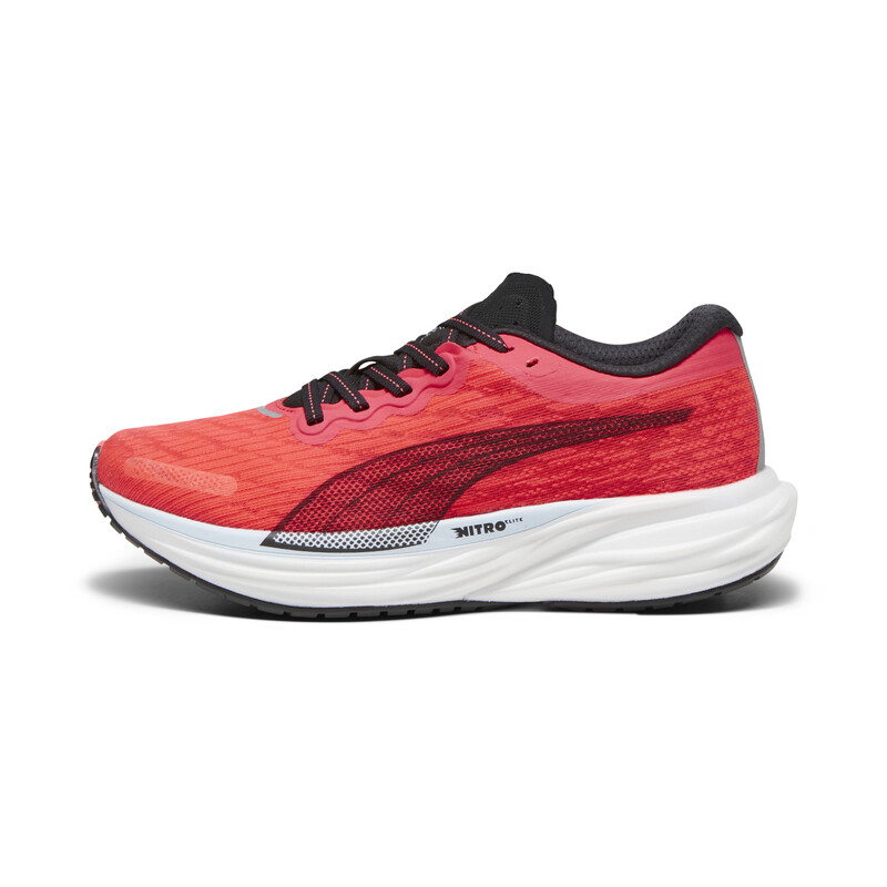 PUMA Deviate NITRO 2 Running Shoes in Black Pink Blue size UK 7