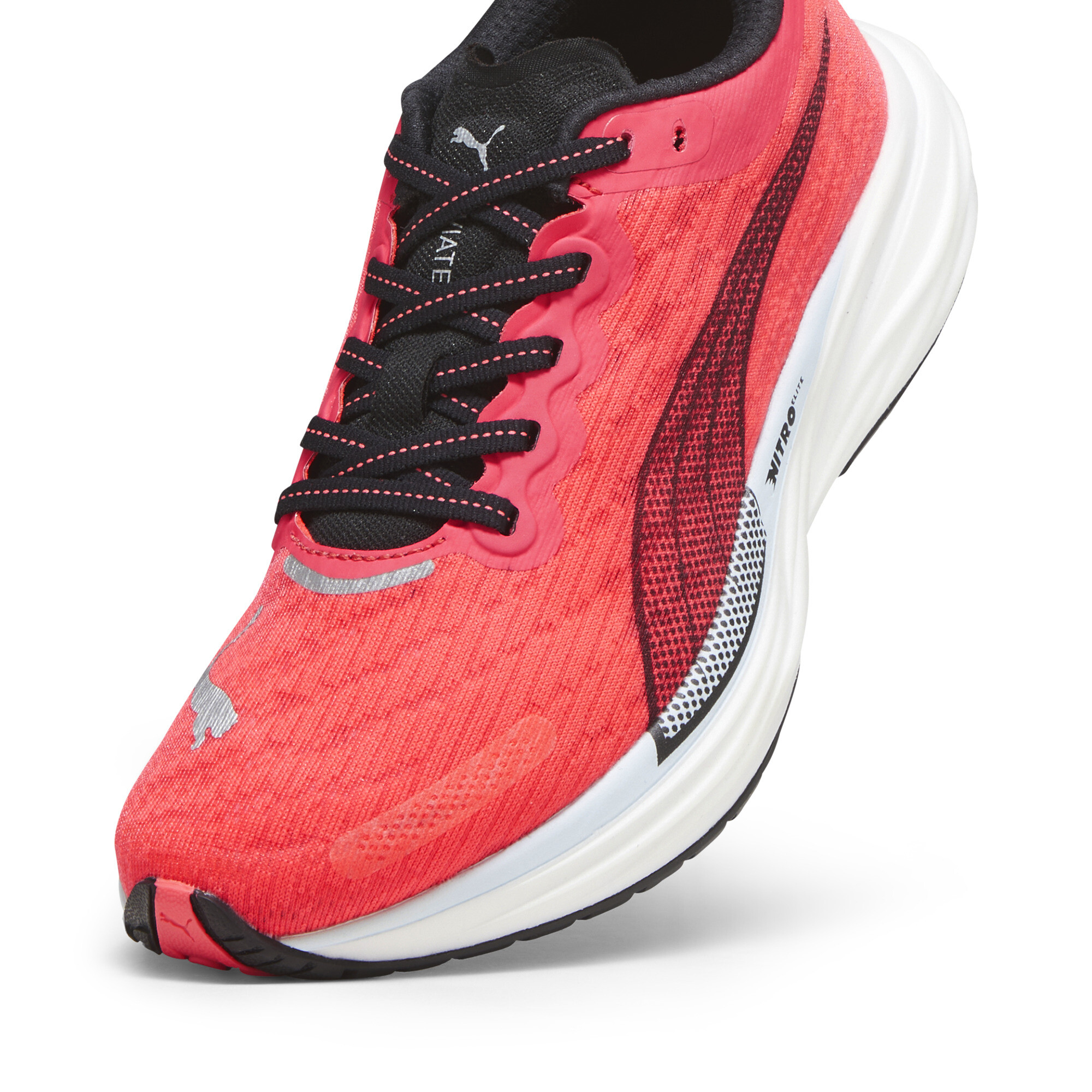 Women's PUMA Deviate NITRO™ 2 Running Shoes In Red, Size EU 36