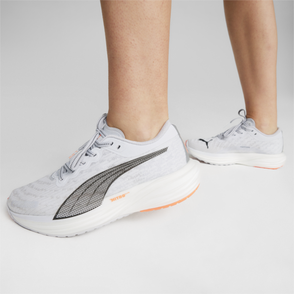 Zapatillas de running para mujer Deviate NITRO 2, Silver Mist-PUMA Black-Neon Citrus, large-ARG