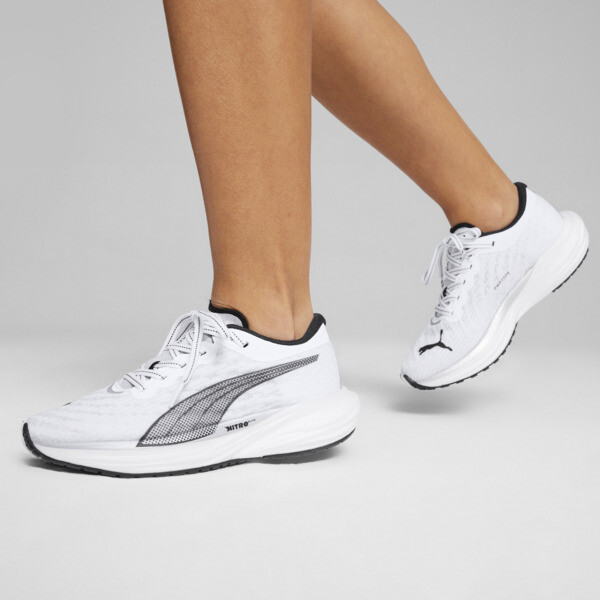 Zapatillas de running para mujer Deviate NITRO 2, PUMA White-PUMA Black-PUMA Silver, large-ARG