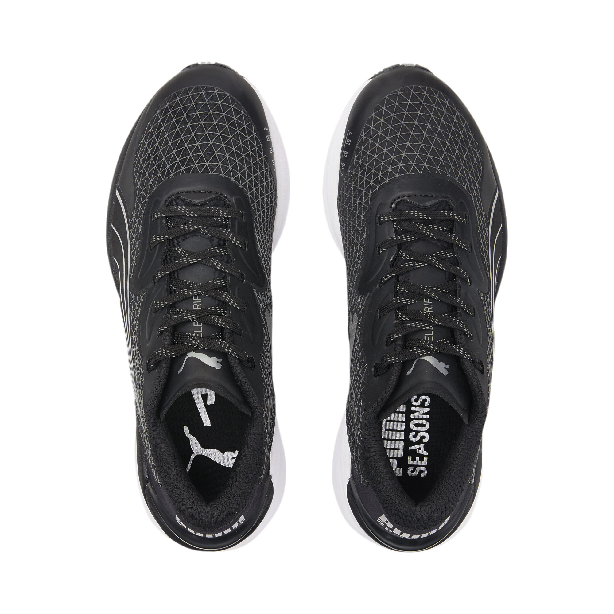 Women's PUMA Electrify NITRO 2 WTR Running Shoes Women In Black, Size EU 38