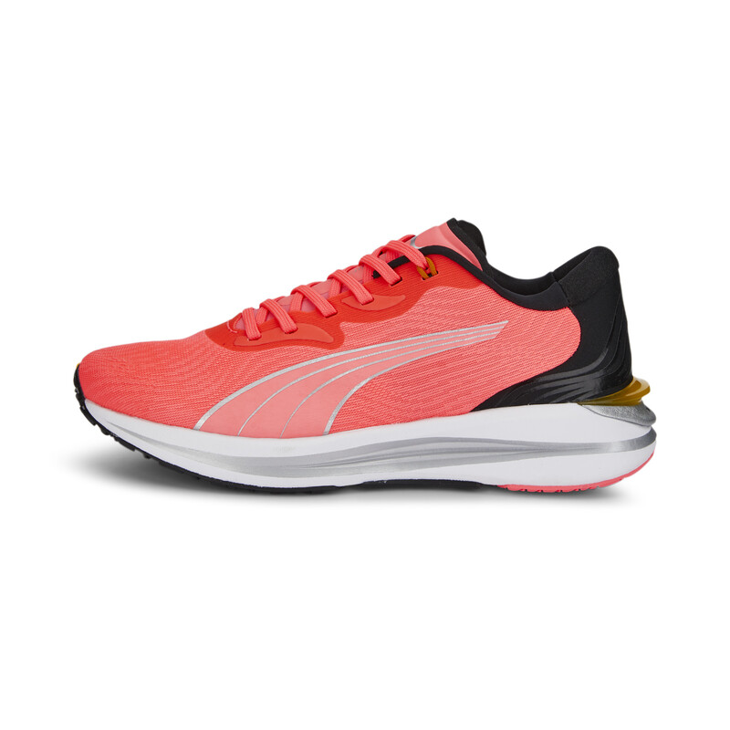 Women's PUMA Electrify NITRO 2 Running Shoes in Black/Gray/Silver size UK 7
