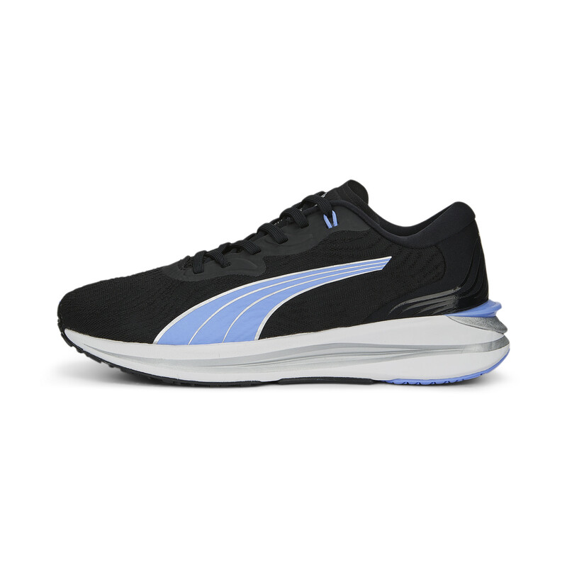 Women's PUMA Electrify NITRO 2 Running Shoes in Black/Purple/Silver size UK 6