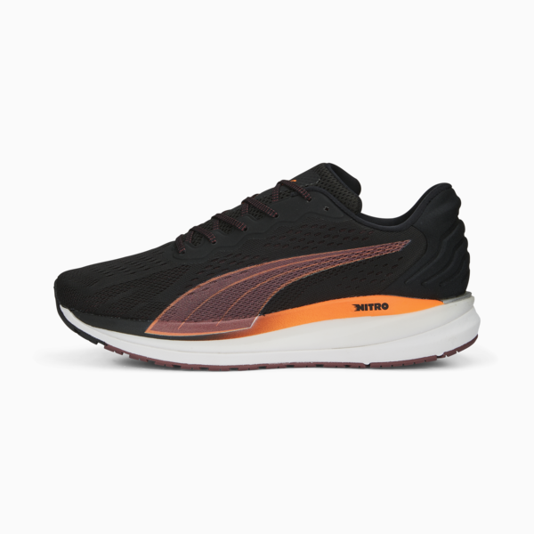 Zapatillas de running para hombre Magnify NITRO Surge, PUMA Black-Ultra Orange, large-ARG