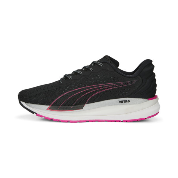 Magnify NITRO™ Surge Running Shoes Women, PUMA Black-Ravish, large-ZAF