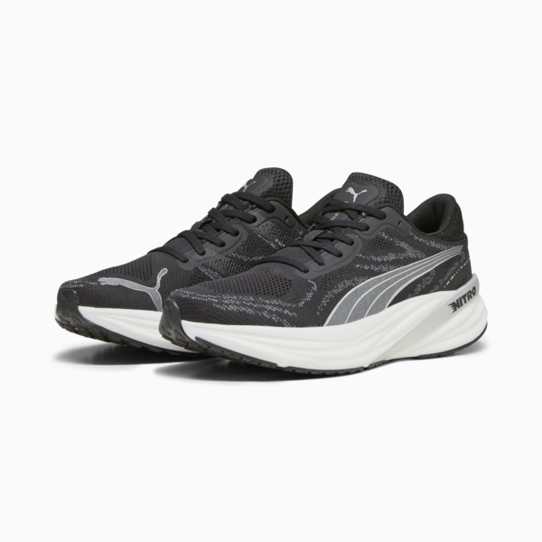 Zapatillas de running Magnify NITRO 2 para hombre, PUMA Black-PUMA White-PUMA Silver, large-ARG