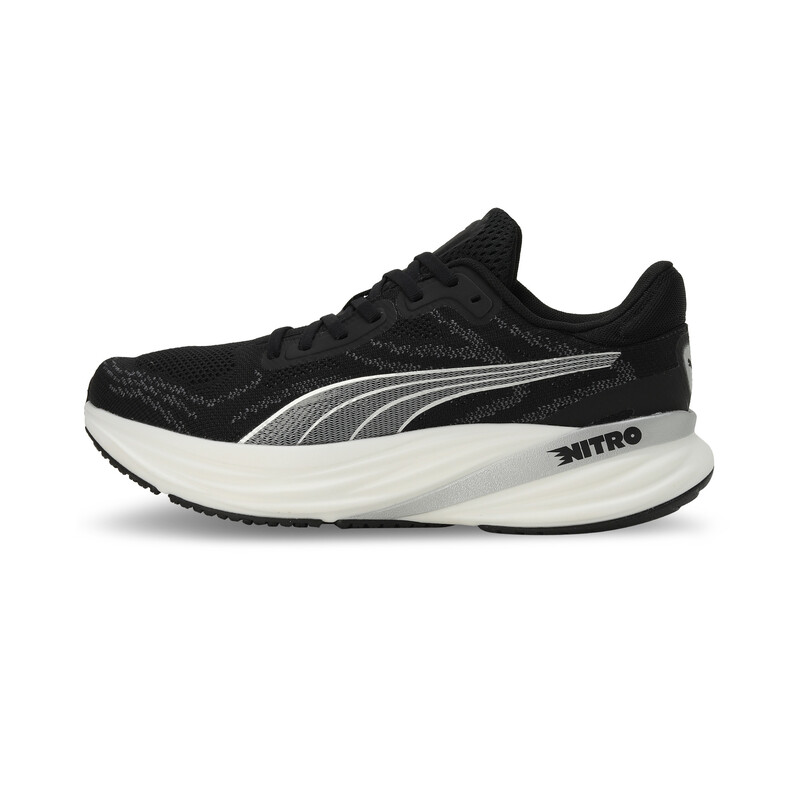 Men s PUMA Magnify NITRO 2 Running Shoes in White Black Silver size UK 8 PUMA Kukatpally Hyderabad