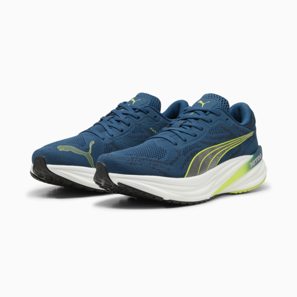 Zapatillas de running Magnify NITRO 2 para hombre, Ocean Tropic-PUMA Black-Lime Pow, large-ARG