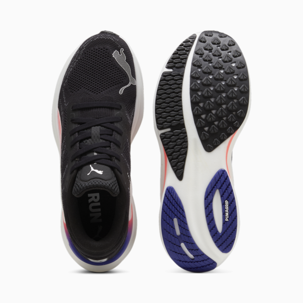 Tenis de correr Magnify NITRO 2 para hombre, PUMA Black-Lapis Lazuli-Sunset Glow, large-MEX