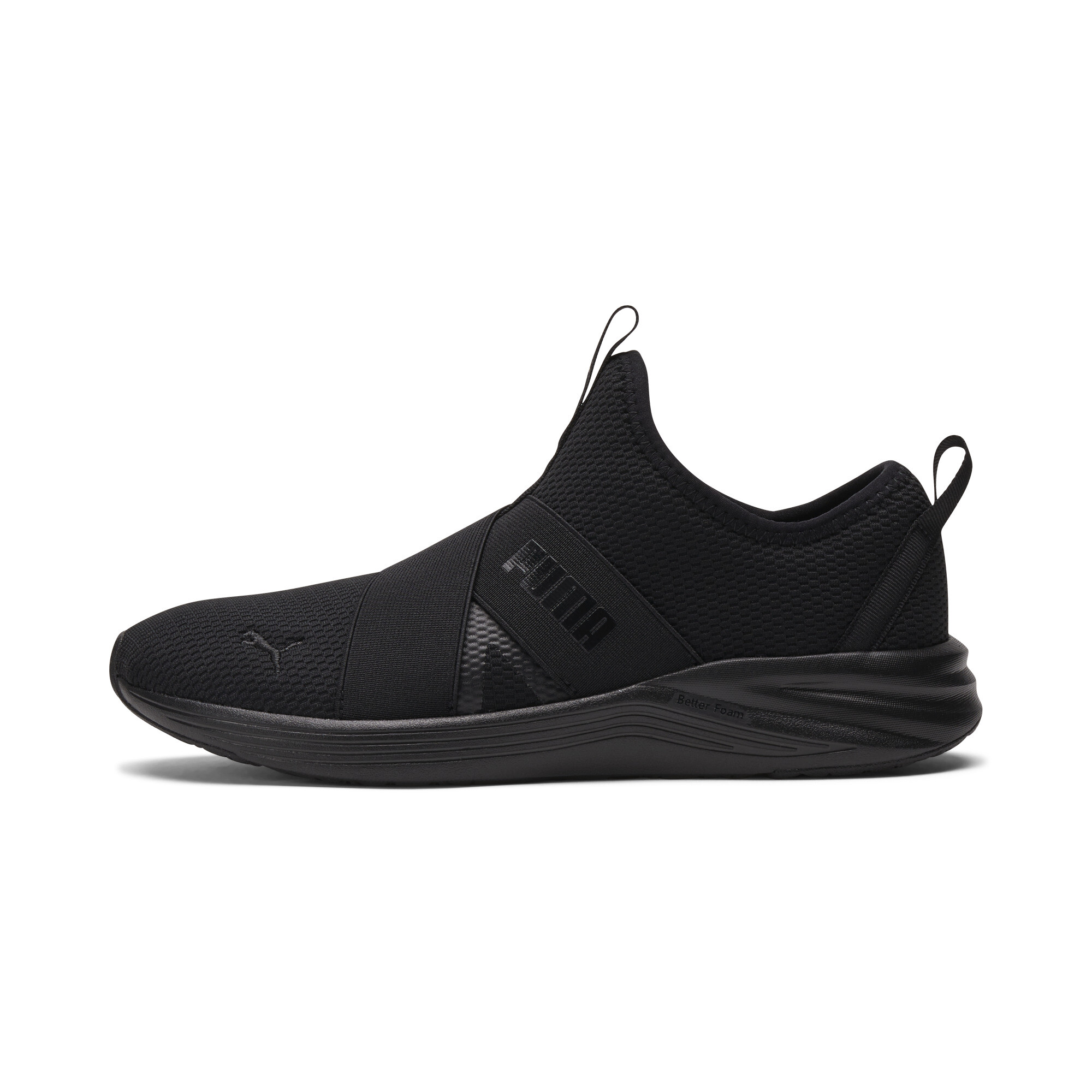 PUMA Better Foam Prowl Slip-On Wide Women's Training Shoes in Black, Size 6.5