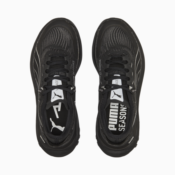 Voyage NITRO™ 2 Women's Trail Running Shoes, Puma Black-Metallic Silver, large-ZAF